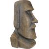 Design Toscano Easter Island Ahu Akivi Moai Monolith Garden Statue, Desktop, 9 Inch, Cast Stone Resin, Grey Stone(32 in)