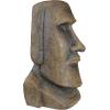 Design Toscano Easter Island Ahu Akivi Moai Monolith Garden Statue, Desktop, 9 Inch, Cast Stone Resin, Grey Stone(32 in)