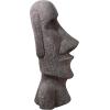 Design Toscano Easter Island Ahu Akivi Moai Monolith Garden Statue, Desktop, 9 Inch, Cast Stone Resin, Grey Stone(72 in)