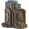Design Toscano Elephant Bookends Statue, 7 Inch, Set of Two, Faux Bronze,QM2859800(Abraham Lincoln)