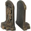 Design Toscano Elephant Bookends Statue, 7 Inch, Set of Two, Faux Bronze,QM2859800(Abraham Lincoln)