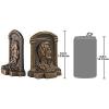 Design Toscano Elephant Bookends Statue, 7 Inch, Set of Two, Faux Bronze,QM2859800(Abraham Lincoln)