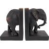 Design Toscano Elephant Bookends Statue, 7 Inch, Set of Two, Faux Bronze,QM2859800(Elephant)