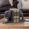 Design Toscano Elephant Bookends Statue, 7 Inch, Set of Two, Faux Bronze,QM2859800(Elephant)