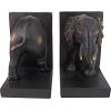Design Toscano Elephant Bookends Statue, 7 Inch, Set of Two, Faux Bronze,QM2859800(Elephant)