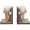Design Toscano Elephant Bookends Statue, 7 Inch, Set of Two, Faux Bronze,QM2859800(Literary Skeleton)