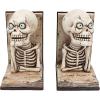 Design Toscano Elephant Bookends Statue, 7 Inch, Set of Two, Faux Bronze,QM2859800(Literary Skeleton)