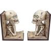 Design Toscano Elephant Bookends Statue, 7 Inch, Set of Two, Faux Bronze,QM2859800(Literary Skeleton)