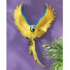 Design Toscano Flapping Macaw Bird Tropical Decor Wall Sculpture, 16 Inch, Polyresin, Full Color(16″L x 10″W)