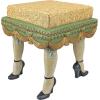 Design Toscano Folies Bergere Boudoir Stool,Full Color