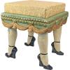 Design Toscano Folies Bergere Boudoir Stool,Full Color
