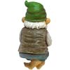 Design Toscano Frederic the Little Fisherman of Avignon Boy Fishing Garden Statue, 15 Inch Tall, Cast Stone Resin, Two Tone Stone Finish(Ziggy the Fishing Gnome)