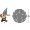 Design Toscano Garden Gnome Statue – Digger The Gnome – Outdoor Garden Gnomes – Funny Lawn Gnome Statues(Bulldoze the Dirty Hoe)