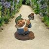Design Toscano Garden Gnome Statue – Digger The Gnome – Outdoor Garden Gnomes – Funny Lawn Gnome Statues(Shoveling Sam)
