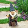 Design Toscano Garden Gnome Statue – Digger The Gnome – Outdoor Garden Gnomes – Funny Lawn Gnome Statues(Water Pump Pete)