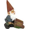 Design Toscano Garden Gnome Statue – Digger The Gnome – Outdoor Garden Gnomes – Funny Lawn Gnome Statues(Wheel Barrel Willie)