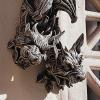 Design Toscano Gaston the Gothic Gargoyle Climber Wall Mount Hanging Statue, Large, 16 Inches Tall, Cast Stone Resin, Gothic Stone(Double Trouble Hanging Gargoyle)