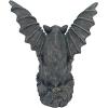 Design Toscano Gaston the Gothic Gargoyle Climber Wall Mount Hanging Statue, Large, 16 Inches Tall, Cast Stone Resin, Gothic Stone(Florentine Gargoyle Gothic Decor Statue)