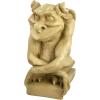 Design Toscano Gaston the Gothic Gargoyle Climber Wall Mount Hanging Statue, Large, 16 Inches Tall, Cast Stone Resin, Gothic Stone(Oscar The Gargoyle with Attitude Statue Size: Large)