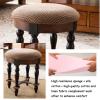 Design Toscano Grand Duchess Vanity Stool, 17 Inch, Walnut(Single)
