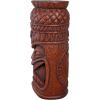 Design Toscano Grand Tiki Face Kanaloa Teeth Indoor/Outdoor Side Table Statue, Patio, Bar, Den, 20 inch tall, Cast Stone Resin, Woodtone Finish(Faux Woodtone Finish)