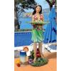 Design Toscano Hawaiian Hula Wahine Serving Table Statue,Full Color, 31 Inch