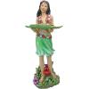 Design Toscano Hawaiian Hula Wahine Serving Table Statue,Full Color, 31 Inch