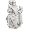 Design Toscano He Loves the Little Children Indoor/Outdoor Holy Religious Garden Statue, 28 Inches High, Cast Stone Resin, Antique Stone Finish