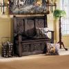 Design Toscano Historic Monk’s Storage Wood Entryway Bench