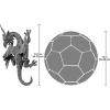 Design Toscano Horned Dragon of Devonshire Wall Sculpture 13 Inch, Single