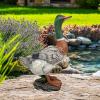 Design Toscano Iggy The Iguana Indoor/Outdoor Garden Statue, Large, 22 Inch Long, Cast Stone Resin, Full Color Finish(Mallard Duck)