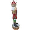 Design Toscano Illuminated Bavarian-Style Holiday Nutcracker Statue