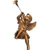 Design Toscano JE930801 Trumpeting Angels of Peter’s Square Holiday Statue Ornaments, Set of Two, Boy & Girl, 7 inches Wide, 13 inches Tall, Handcast Polyresin, Antique Gold Finish(Girl)