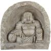 Design Toscano Jolly Hotei Laughing Man Asian Decor Indoor/Outdoor Garden Statue, 26 inches tall, Cast Stone Resin, Two Tone Stone Finish(Buddha Sanctuary Asian)