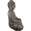 Design Toscano Jolly Hotei Laughing Man Asian Decor Indoor/Outdoor Garden Statue, 26 inches tall, Cast Stone Resin, Two Tone Stone Finish(Meditating Buddha)