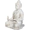 Design Toscano Jolly Hotei Laughing Man Asian Decor Indoor/Outdoor Garden Statue, 26 inches tall, Cast Stone Resin, Two Tone Stone Finish(Traditional Buddha)