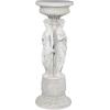 Design Toscano KY0631 Rococo Sculptural Plinth,Faux Stone Finish(Chatsworth)