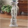 Design Toscano KY0631 Rococo Sculptural Plinth,Faux Stone Finish(Chatsworth)