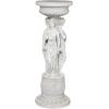 Design Toscano KY0631 Rococo Sculptural Plinth,Faux Stone Finish(Chatsworth)
