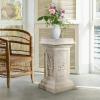 Design Toscano KY0631 Rococo Sculptural Plinth,Faux Stone Finish(Chelsea)
