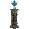 Design Toscano KY0631 Rococo Sculptural Plinth,Faux Stone Finish(Fontaine de Innocents)