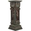 Design Toscano KY0631 Rococo Sculptural Plinth,Faux Stone Finish(Fontaine de Innocents)