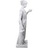 Design Toscano KY71304 Hebe Greek Woman Patron of Youth Indoor/Outdoor Garden Statue, Large Size, 10 inches Wide, 32 inches Tall, Handcast Polyresin, Antique Stone Finish(Hebe Large)
