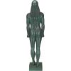 Design Toscano KY71304 Hebe Greek Woman Patron of Youth Indoor/Outdoor Garden Statue, Large Size, 10 inches Wide, 32 inches Tall, Handcast Polyresin, Antique Stone Finish(Kouros)