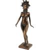 Design Toscano KY71304 Hebe Greek Woman Patron of Youth Indoor/Outdoor Garden Statue, Large Size, 10 inches Wide, 32 inches Tall, Handcast Polyresin, Antique Stone Finish(Medusa)