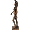 Design Toscano KY71304 Hebe Greek Woman Patron of Youth Indoor/Outdoor Garden Statue, Large Size, 10 inches Wide, 32 inches Tall, Handcast Polyresin, Antique Stone Finish(Medusa)