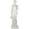 Design Toscano KY71304 Hebe Greek Woman Patron of Youth Indoor/Outdoor Garden Statue, Large Size, 10 inches Wide, 32 inches Tall, Handcast Polyresin, Antique Stone Finish(Hebe Estate)