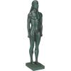 Design Toscano KY71304 Hebe Greek Woman Patron of Youth Indoor/Outdoor Garden Statue, Large Size, 10 inches Wide, 32 inches Tall, Handcast Polyresin, Antique Stone Finish(Kouros)
