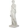 Design Toscano KY71304 Hebe Greek Woman Patron of Youth Indoor/Outdoor Garden Statue, Large Size, 10 inches Wide, 32 inches Tall, Handcast Polyresin, Antique Stone Finish(Hebe Estate)