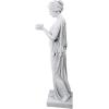 Design Toscano KY71304 Hebe Greek Woman Patron of Youth Indoor/Outdoor Garden Statue, Large Size, 10 inches Wide, 32 inches Tall, Handcast Polyresin, Antique Stone Finish(Hebe Large)